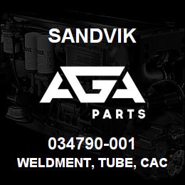 034790-001 Sandvik WELDMENT, TUBE, CAC | AGA Parts