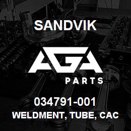 034791-001 Sandvik WELDMENT, TUBE, CAC | AGA Parts