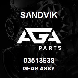 03513938 Sandvik GEAR ASSY | AGA Parts