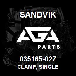 035165-027 Sandvik CLAMP, SINGLE | AGA Parts