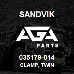 035179-014 Sandvik CLAMP, TWIN | AGA Parts