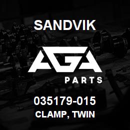035179-015 Sandvik CLAMP, TWIN | AGA Parts