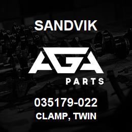 035179-022 Sandvik CLAMP, TWIN | AGA Parts