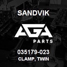 035179-023 Sandvik CLAMP, TWIN | AGA Parts