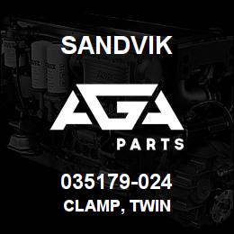 035179-024 Sandvik CLAMP, TWIN | AGA Parts