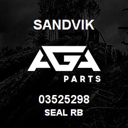 03525298 Sandvik SEAL RB | AGA Parts