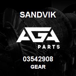 03542908 Sandvik GEAR | AGA Parts