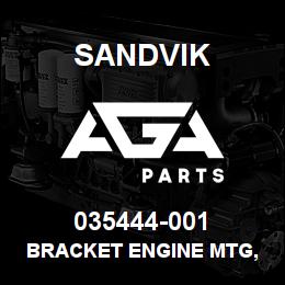035444-001 Sandvik BRACKET ENGINE MTG, MACHINED | AGA Parts