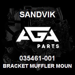 035461-001 Sandvik BRACKET MUFFLER MOUNT QST30 | AGA Parts