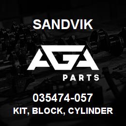 035474-057 Sandvik KIT, BLOCK, CYLINDER | AGA Parts