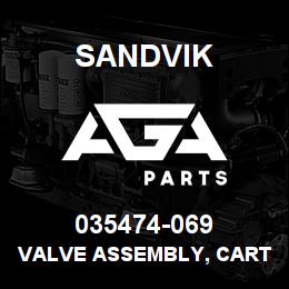 035474-069 Sandvik VALVE ASSEMBLY, CARTRIDGE | AGA Parts