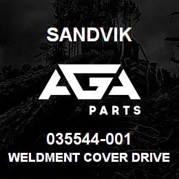 035544-001 Sandvik WELDMENT COVER DRIVELINE | AGA Parts