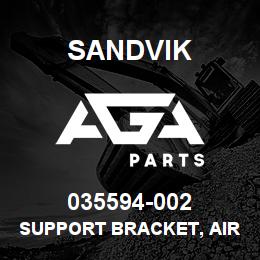 035594-002 Sandvik SUPPORT BRACKET, AIR CLEANER | AGA Parts