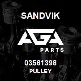 03561398 Sandvik PULLEY | AGA Parts