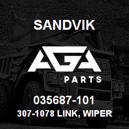035687-101 Sandvik 307-1078 LINK, WIPER | AGA Parts