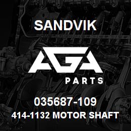 035687-109 Sandvik 414-1132 MOTOR SHAFT NUT | AGA Parts