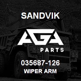 035687-126 Sandvik WIPER ARM | AGA Parts