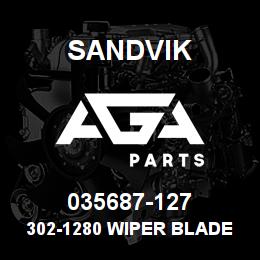 035687-127 Sandvik 302-1280 WIPER BLADE | AGA Parts