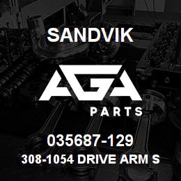 035687-129 Sandvik 308-1054 DRIVE ARM SHORT PIN | AGA Parts