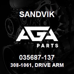 035687-137 Sandvik 308-1061, DRIVE ARM ASSY | AGA Parts