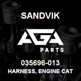 035696-013 Sandvik HARNESS, ENGINE CAT DR460 | AGA Parts