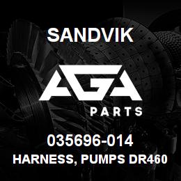 035696-014 Sandvik HARNESS, PUMPS DR460 | AGA Parts