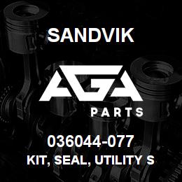 036044-077 Sandvik KIT, SEAL, UTILITY SECTION | AGA Parts