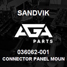036062-001 Sandvik CONNECTOR PANEL MOUNT USB RB | AGA Parts