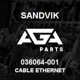 036064-001 Sandvik CABLE ETHERNET | AGA Parts