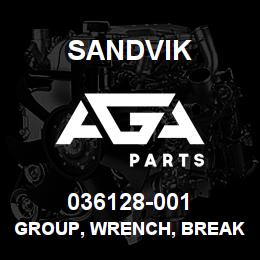 036128-001 Sandvik GROUP, WRENCH, BREAKOUT, KIT | AGA Parts