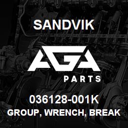 036128-001K Sandvik GROUP, WRENCH, BREAKOUT, KIT | AGA Parts