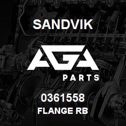 0361558 Sandvik FLANGE RB | AGA Parts