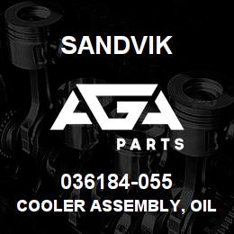 036184-055 Sandvik COOLER ASSEMBLY, OIL | AGA Parts