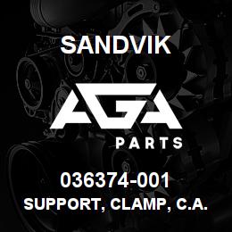 036374-001 Sandvik SUPPORT, CLAMP, C.A.C.TUBE | AGA Parts