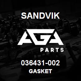 036431-002 Sandvik GASKET | AGA Parts