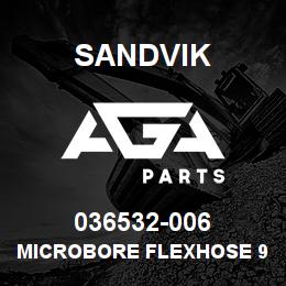 036532-006 Sandvik MICROBORE FLEXHOSE 96" , TEST-20 | AGA Parts