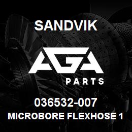 036532-007 Sandvik MICROBORE FLEXHOSE 120" , TEST-20 | AGA Parts
