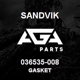 036535-008 Sandvik GASKET | AGA Parts