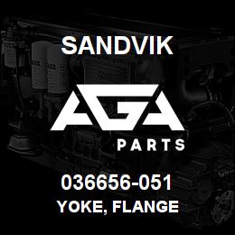 036656-051 Sandvik YOKE, FLANGE | AGA Parts