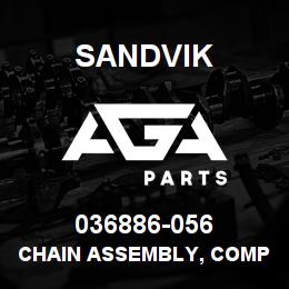 036886-056 Sandvik CHAIN ASSEMBLY, COMPLETE | AGA Parts
