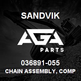 036891-055 Sandvik CHAIN ASSEMBLY, COMPLETE | AGA Parts