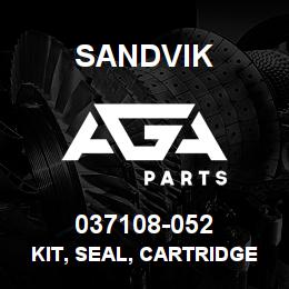 037108-052 Sandvik KIT, SEAL, CARTRIDGE | AGA Parts