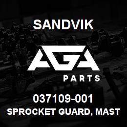 037109-001 Sandvik SPROCKET GUARD, MAST D45/50, KIT | AGA Parts