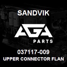 037117-009 Sandvik UPPER CONNECTOR FLANGE, RC RB | AGA Parts