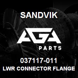 037117-011 Sandvik LWR CONNECTOR FLANGE, RC RB | AGA Parts