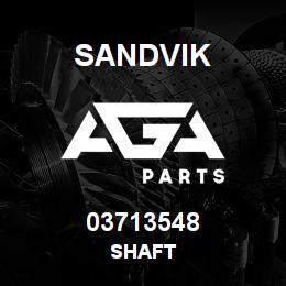 03713548 Sandvik SHAFT | AGA Parts