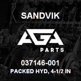037146-001 Sandvik PACKED HYD, 4-1/2 IN. , SYS FLANGE RB | AGA Parts