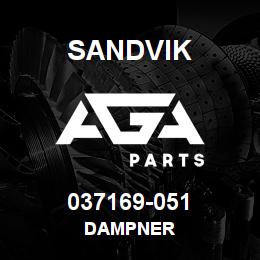 037169-051 Sandvik DAMPNER | AGA Parts