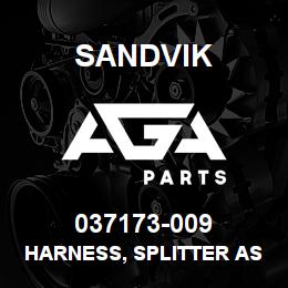037173-009 Sandvik HARNESS, SPLITTER ASSEMBLY M TO F DR | AGA Parts