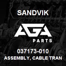 037173-010 Sandvik ASSEMBLY, CABLE TRANSDUCER | AGA Parts